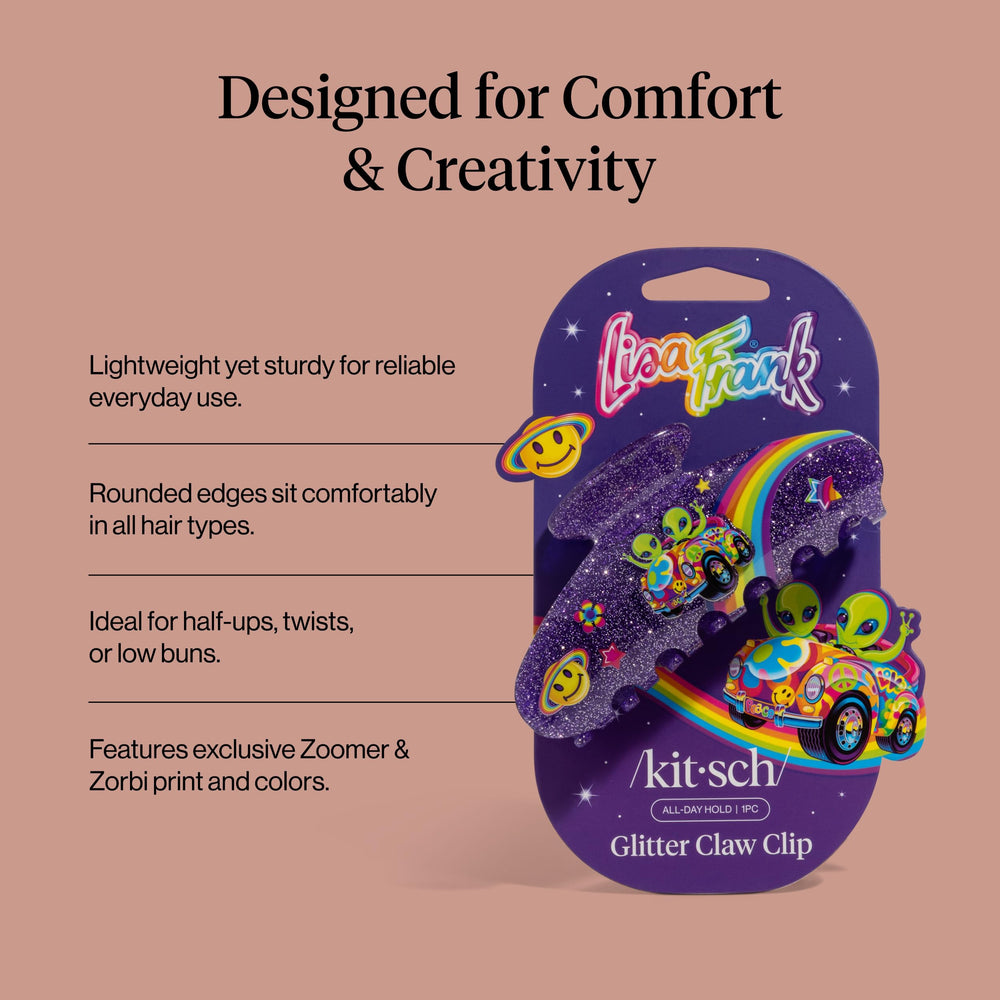 Regalo ideal: pinza Lisa Frank de Kitsch para mujeres.