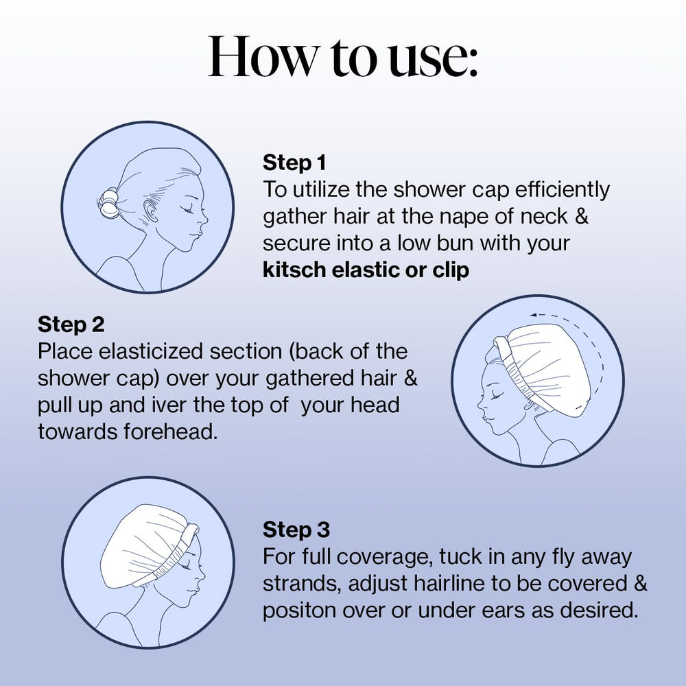 Kitsch loop-and-button closure keeps the wrap secure during wear.