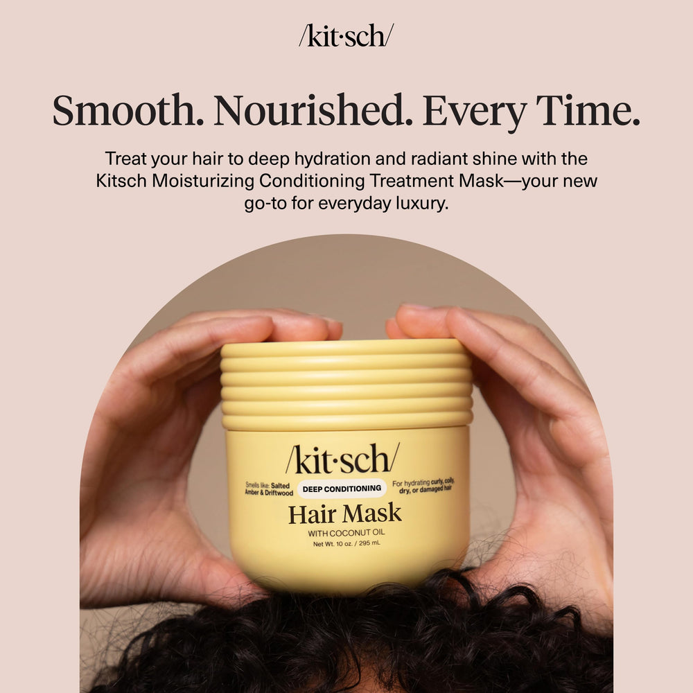 Kitsch Mascarilla Capilar, aroma a coco que mejora la experiencia.