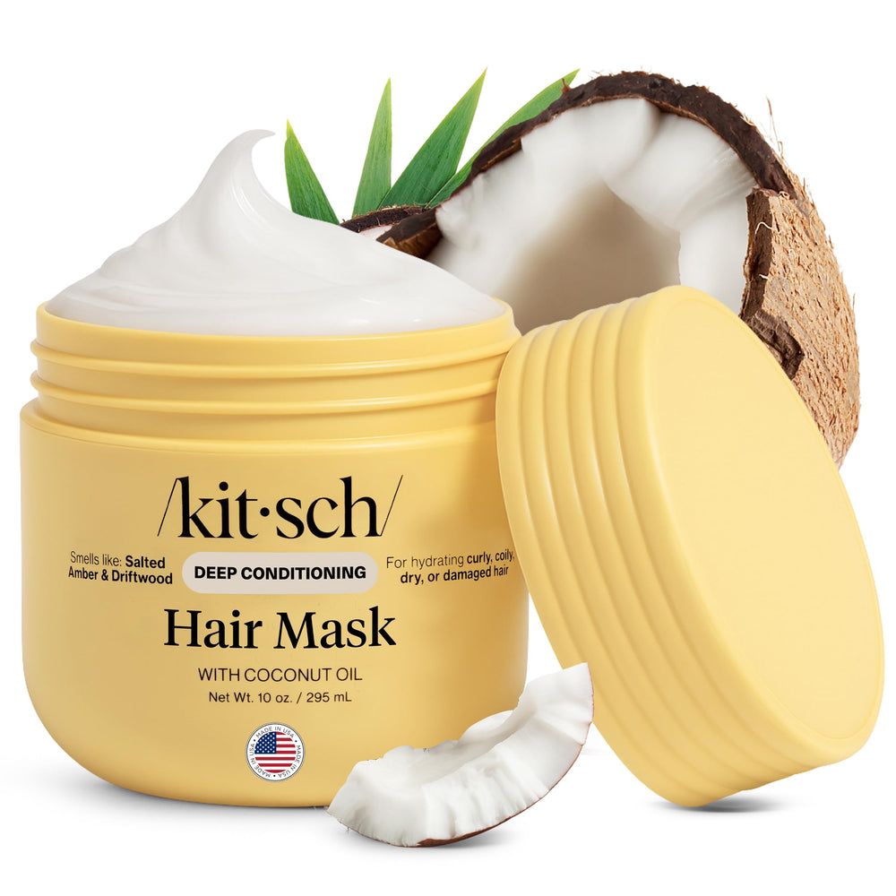 Kitsch Mascarilla Capilar, frasco hidratante para cabello seco y dañado.
