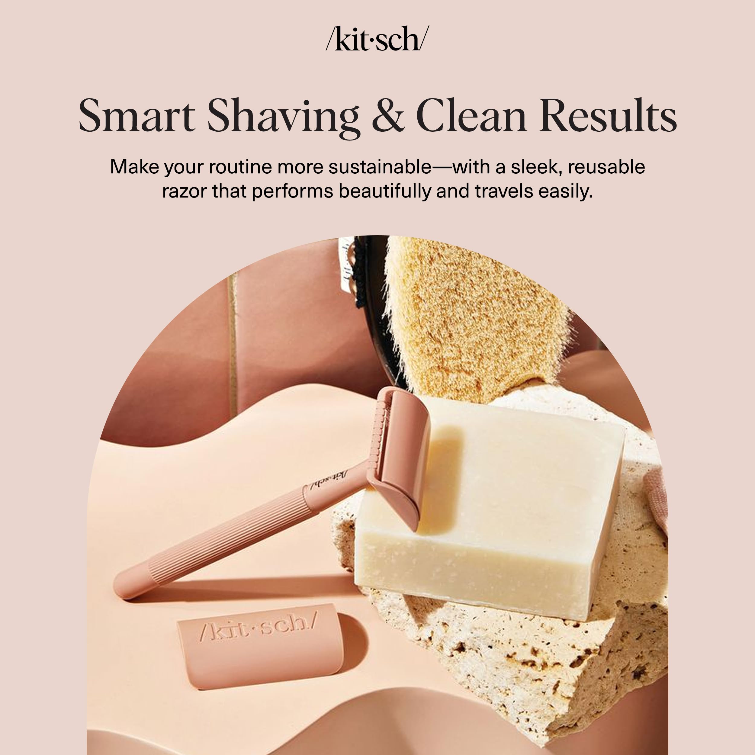 Kitsch metal blade alignment close-up demonstrates flush fit