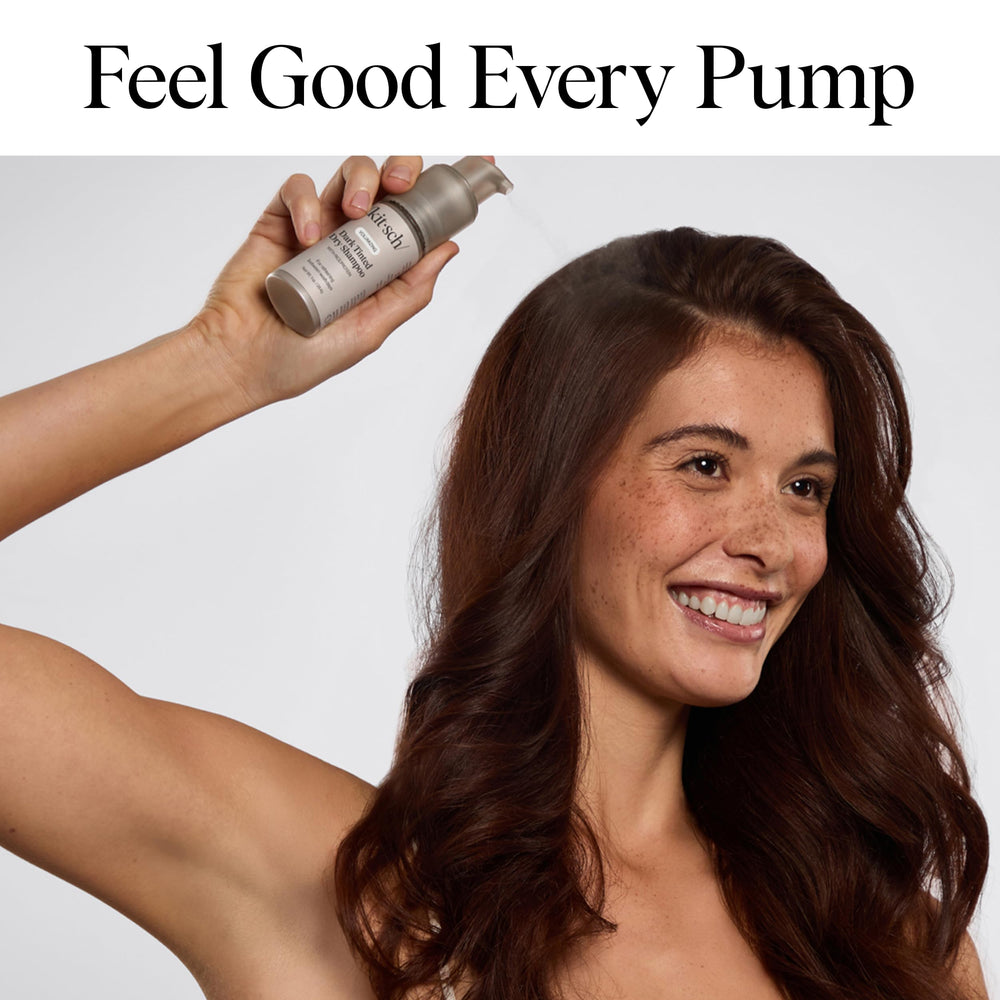 Kitsch rice protein formula absorbs oil quickly for a clean feel