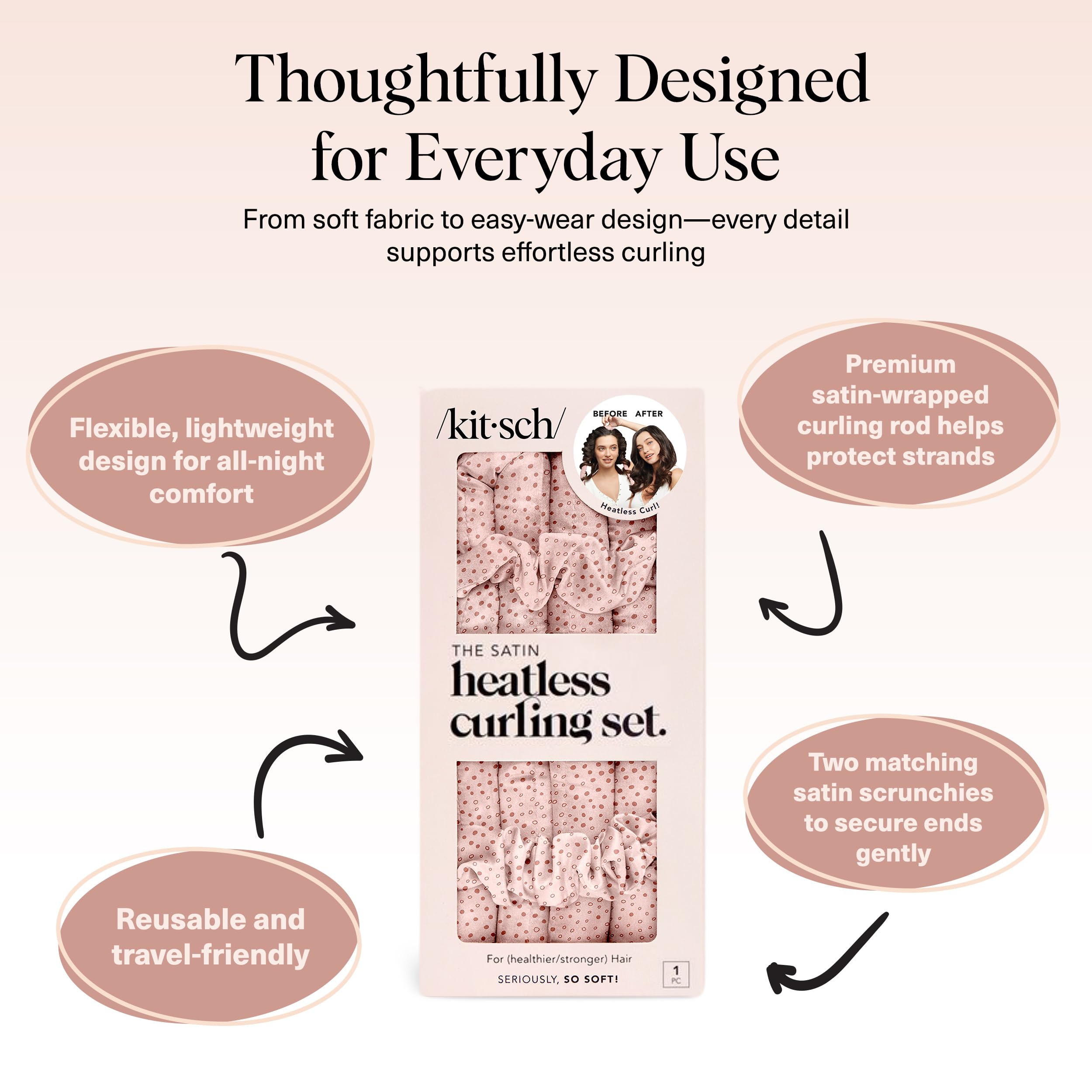 Kitsch overnight curling setup lets you wake up to soft curls.