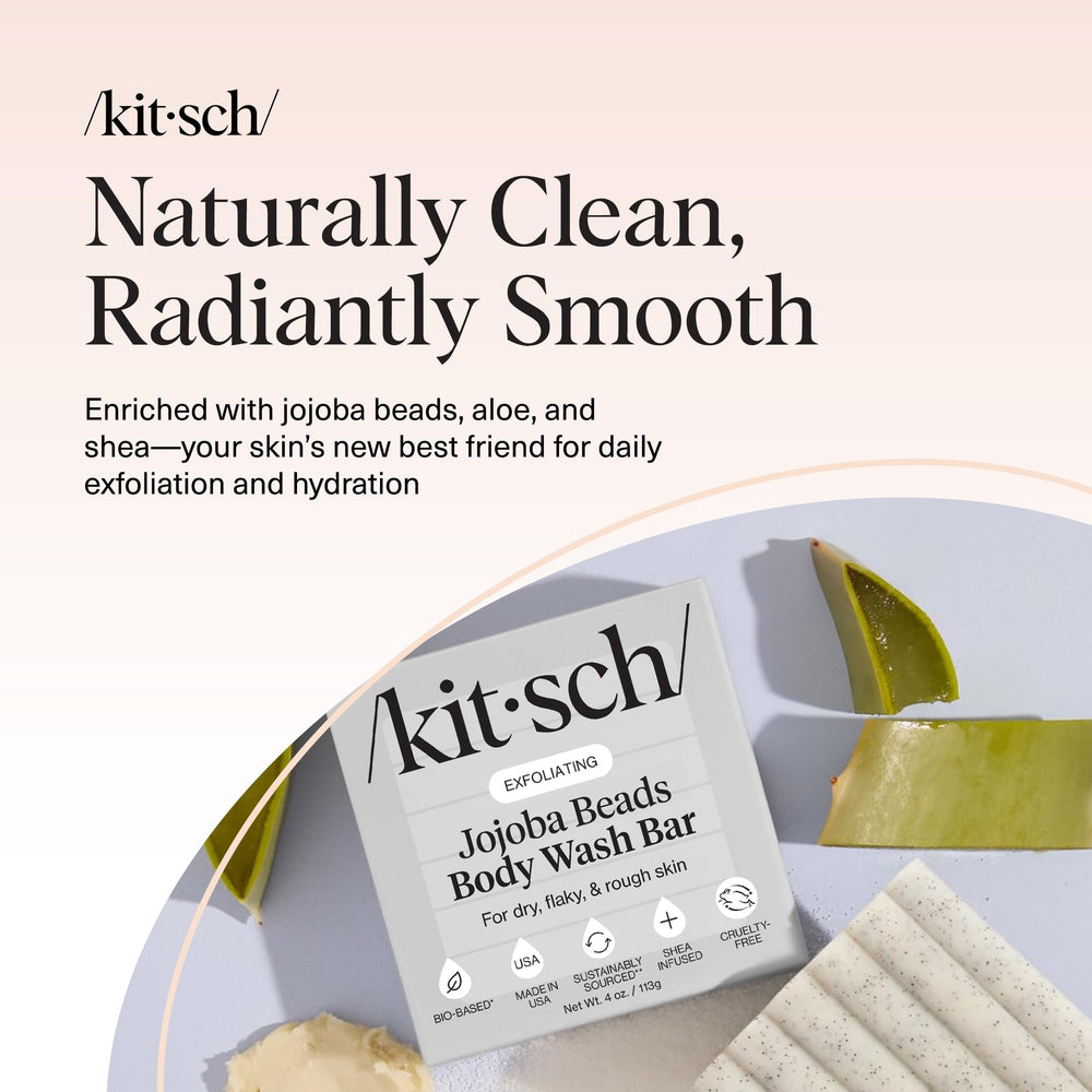 Kitsch piel seca: exfoliación suave para zonas ásperas.