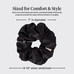 Kitsch Pillow Satin Scrunchies silk-like softness for ponytails and buns
