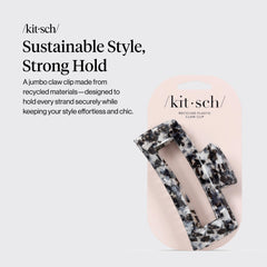 Kitsch pinza pelo ecoamigable: clip resistente para peinados rápidos y casuales.