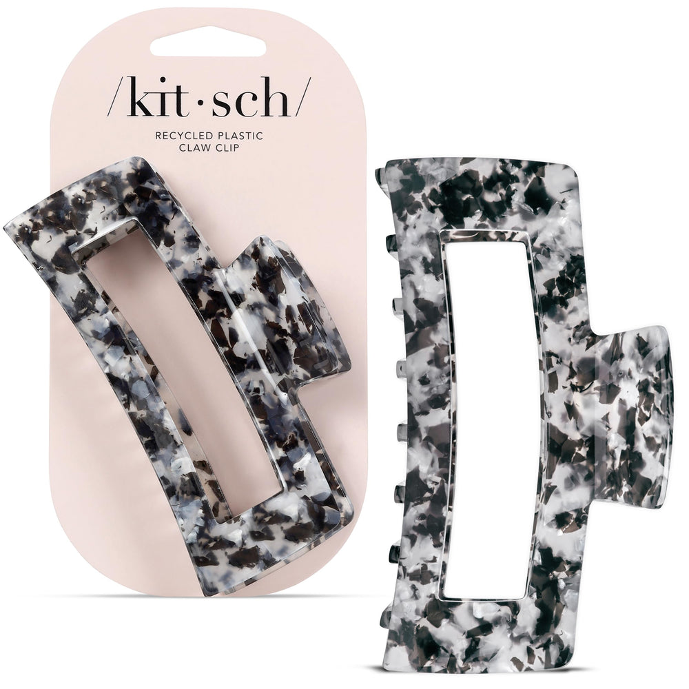 Kitsch pinza pelo grande negra: sujeción segura para cabello grueso durante todo el día.