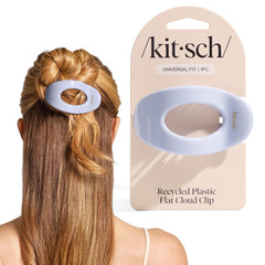 Kitsch pinza plana media brisa hortensia: soporte cómodo para peinado diario.