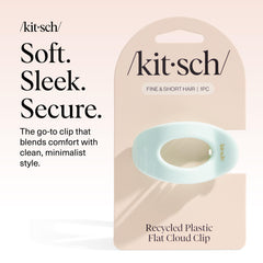 Pinza plana Kitsch para cabello grueso, agarre firme sin dolor durante todo el día.