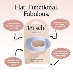 Kitsch pinza plana uso diario elegante: mantiene el cabello bajo control sin esfuerzo.