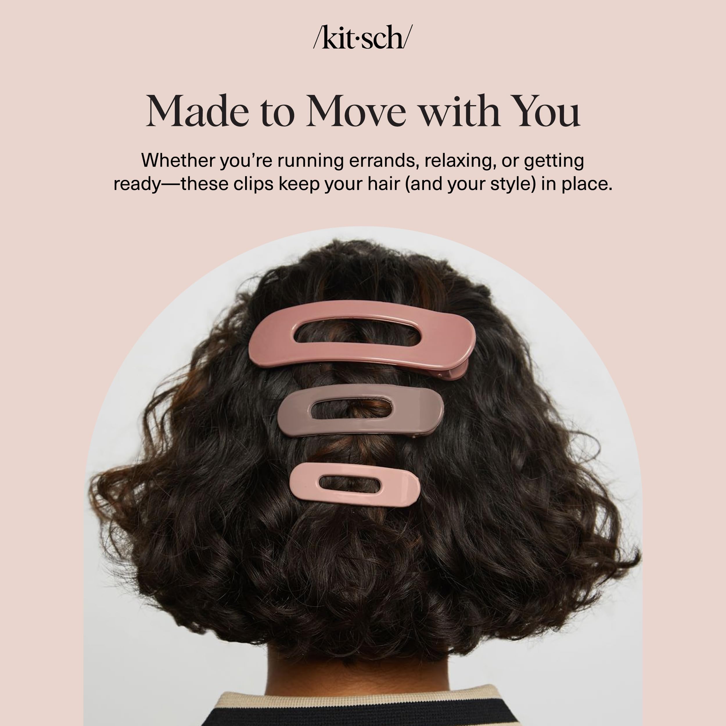 Kitsch pinzas planas uso diario día y noche