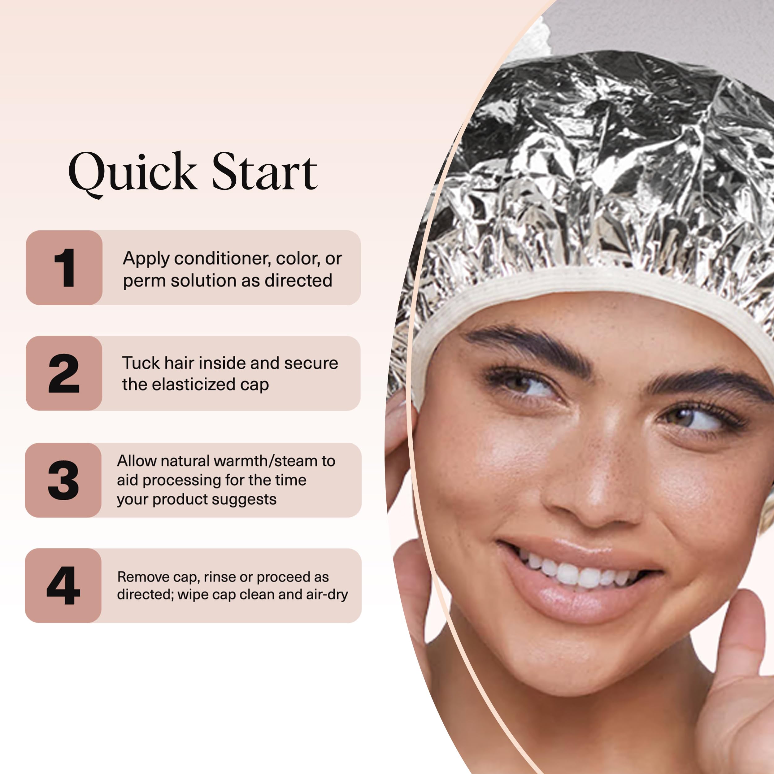 Kitsch professional-quality cap for salon-grade results at home