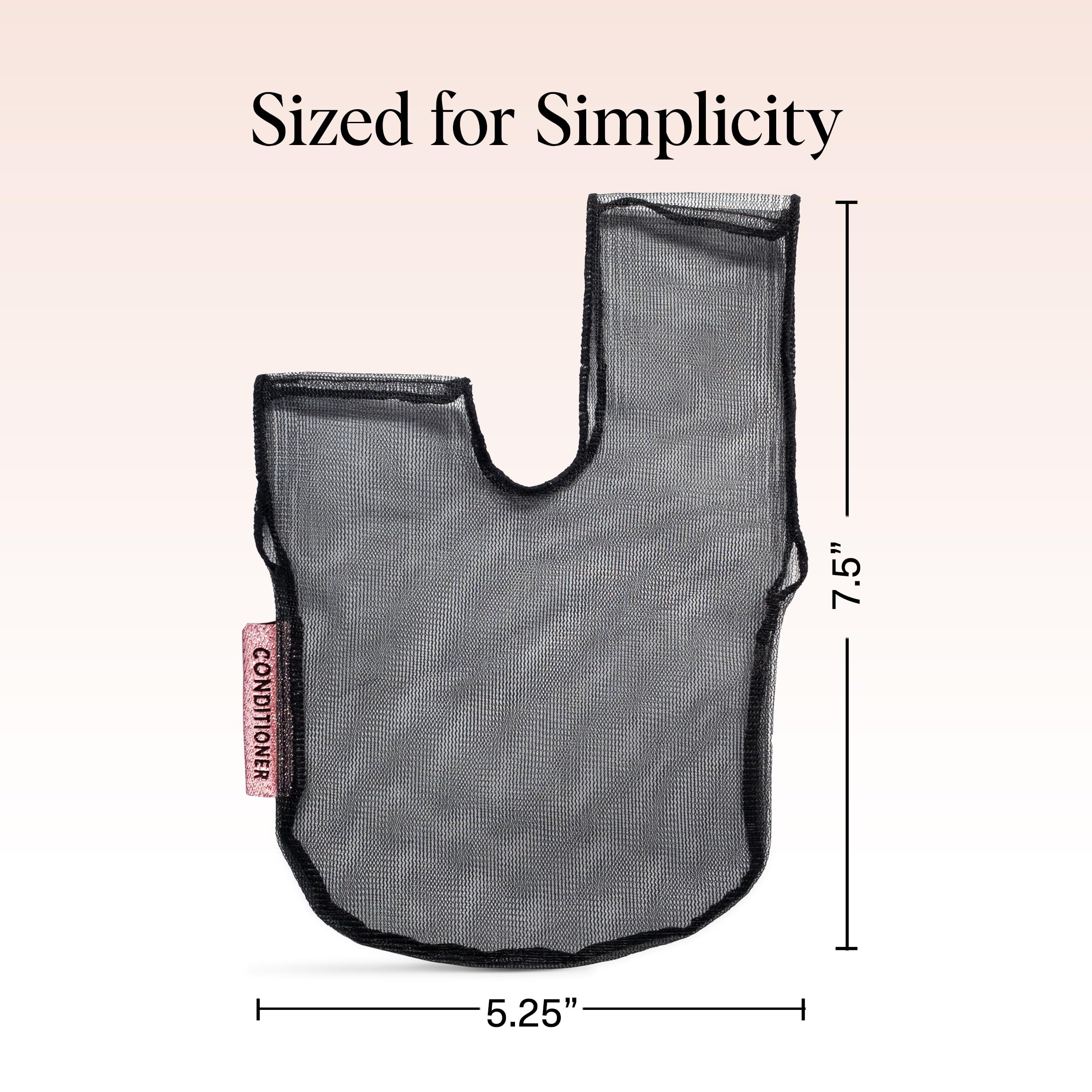 Kitsch recycled-rPET mesh fabric offers durable exfoliating pouch for rich lather.