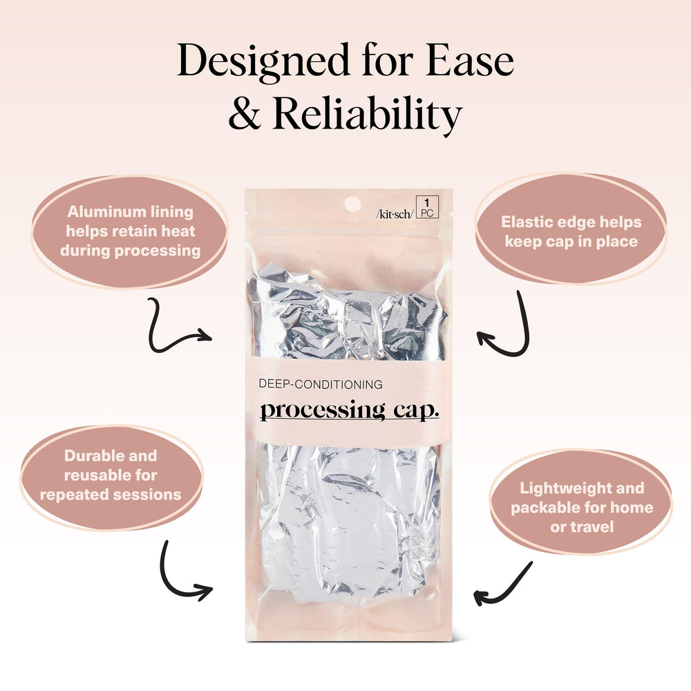 Kitsch reusable heat cap folded for long-lasting storage