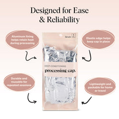 Kitsch reusable heat cap folded for long-lasting storage