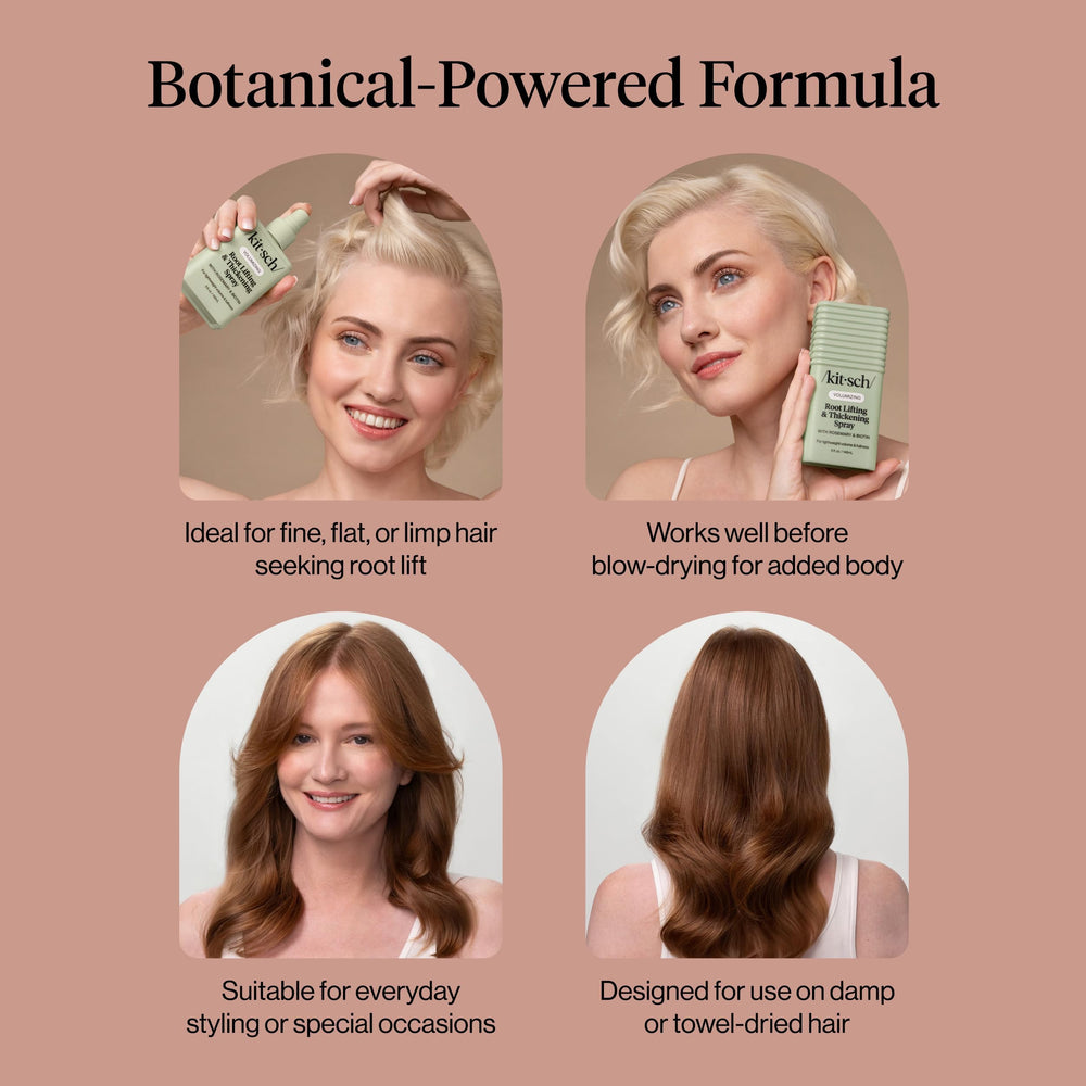 Kitsch Root Lifting Spray compact bottle display for on-the-go styling