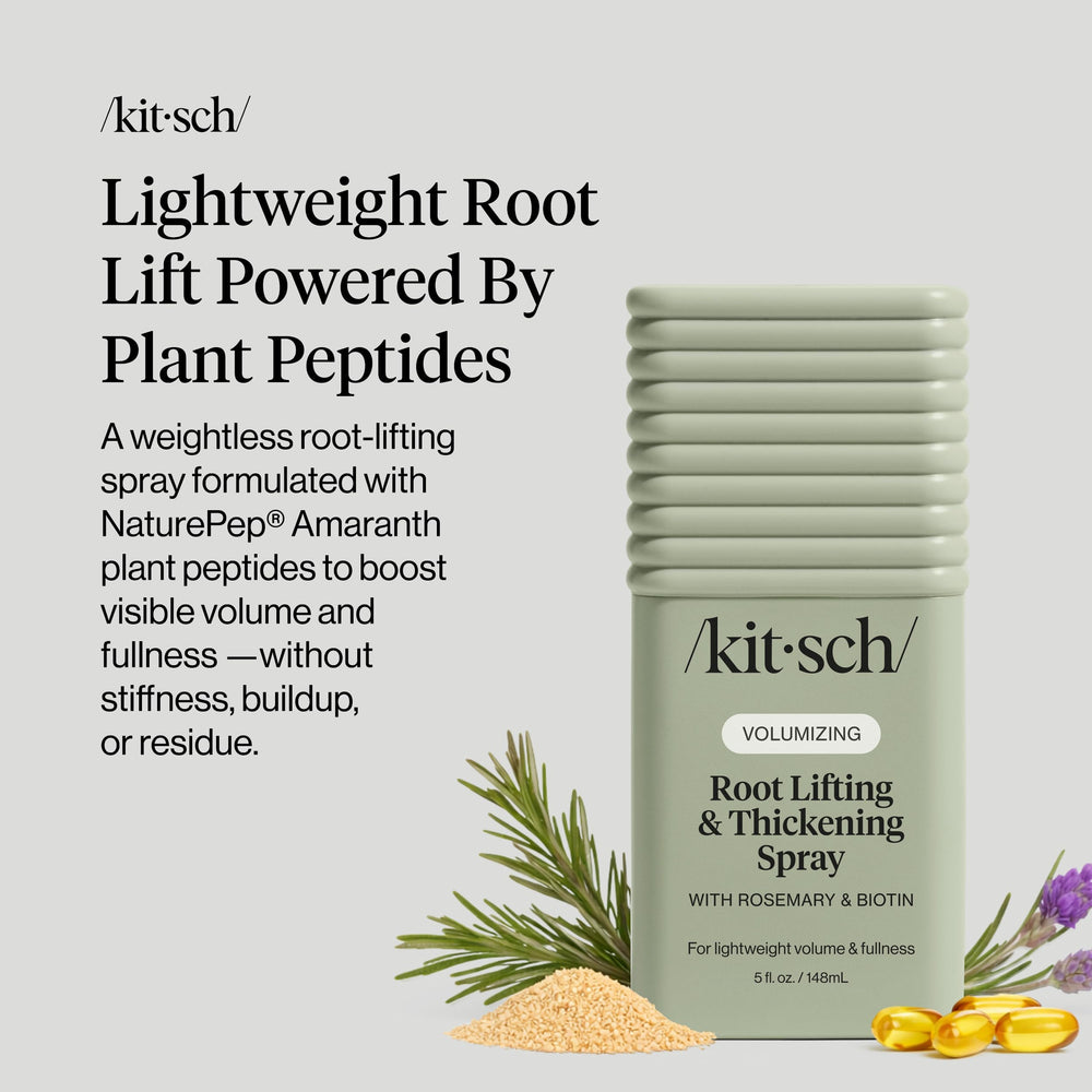 Kitsch Root Lifting Spray hair fullness result after use