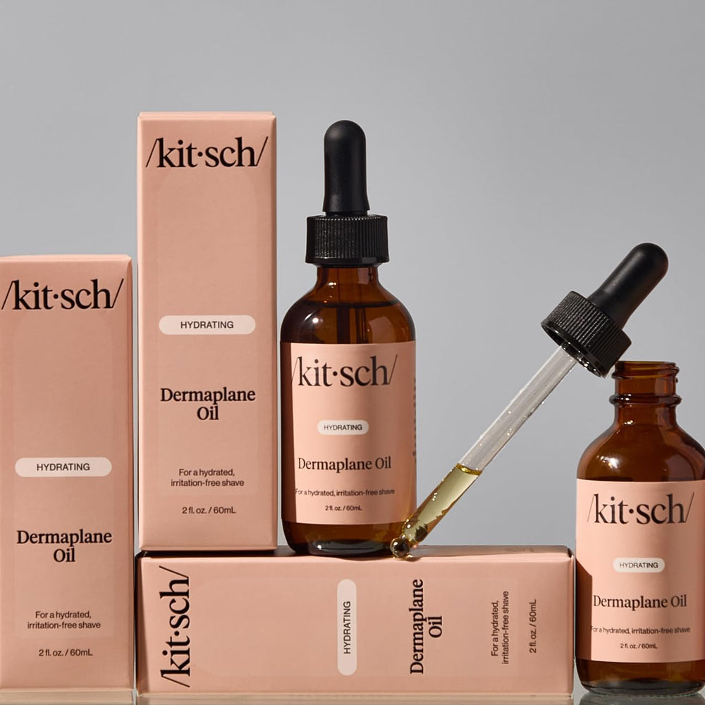 Kitsch rutina de cuidado multiuso para dermaplane, guasha y afeitado.