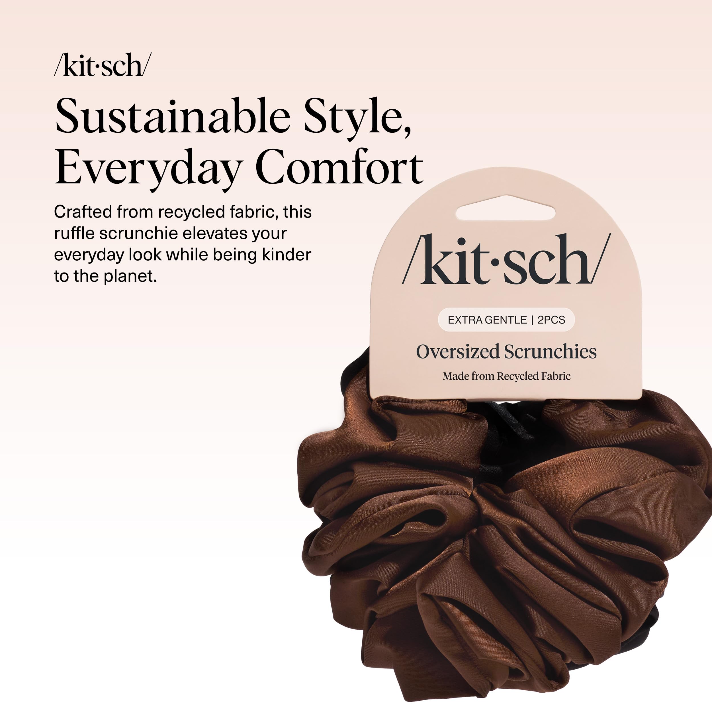 Kitsch coleteros satén reciclado grandes chocolate, estilo audaz para cualquier ocasión