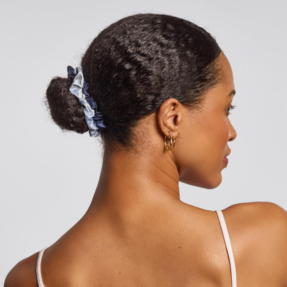 Kitsch satin scrunchies Garden Bouquet ideal for thick or curly hair.