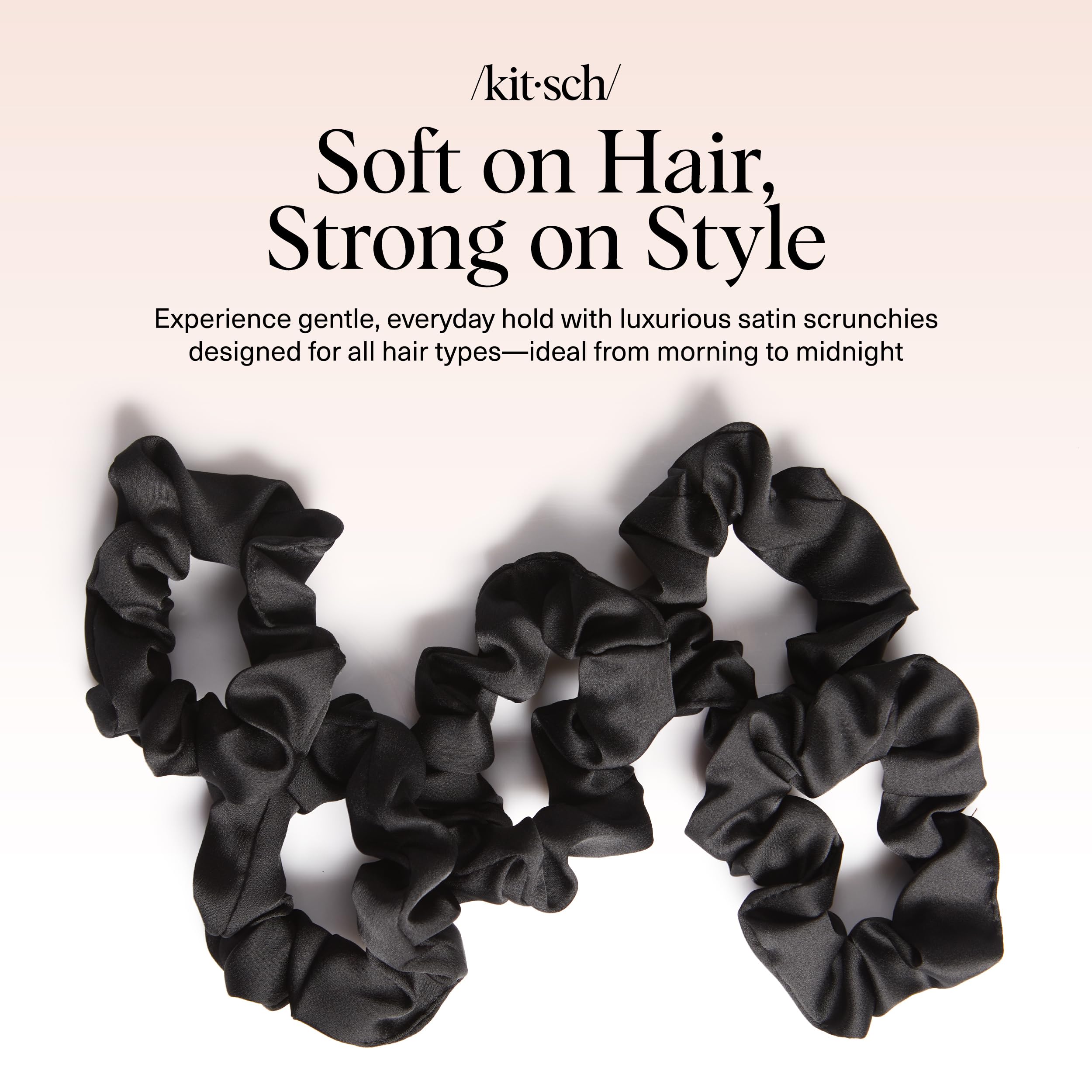 Kitsch satin scrunchies gift set for friends and students