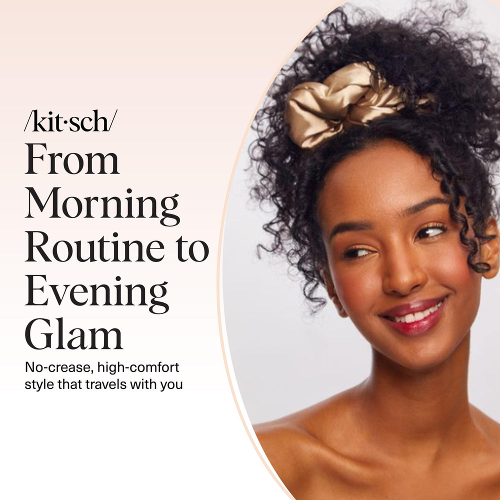 Scrunchies satin Kitsch regalo ideal para mujeres