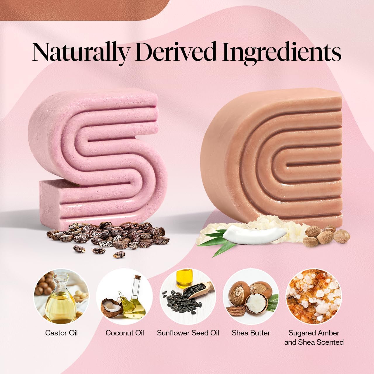 Kitsch Shea Butter Conditioner Bar seals moisture for soft, manageable hair.