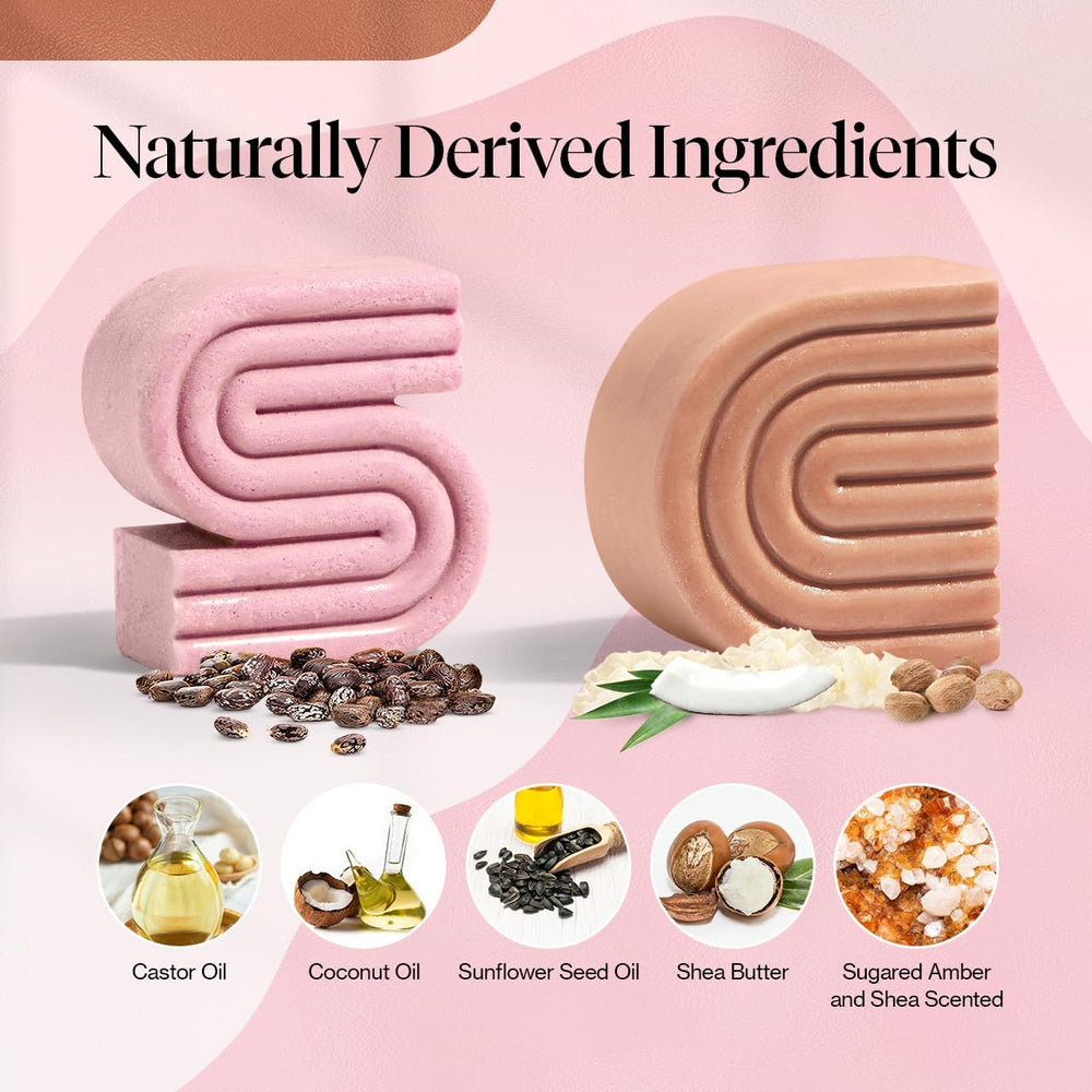 Kitsch Shea Butter Conditioner Bar seals moisture for soft, manageable hair.