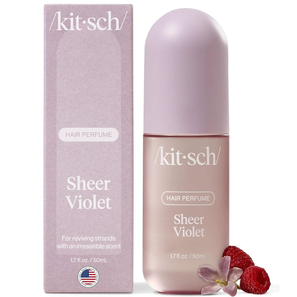 Kitsch Sheer Violet bottle front for on-the-go refreshment of hair, body, and pillows