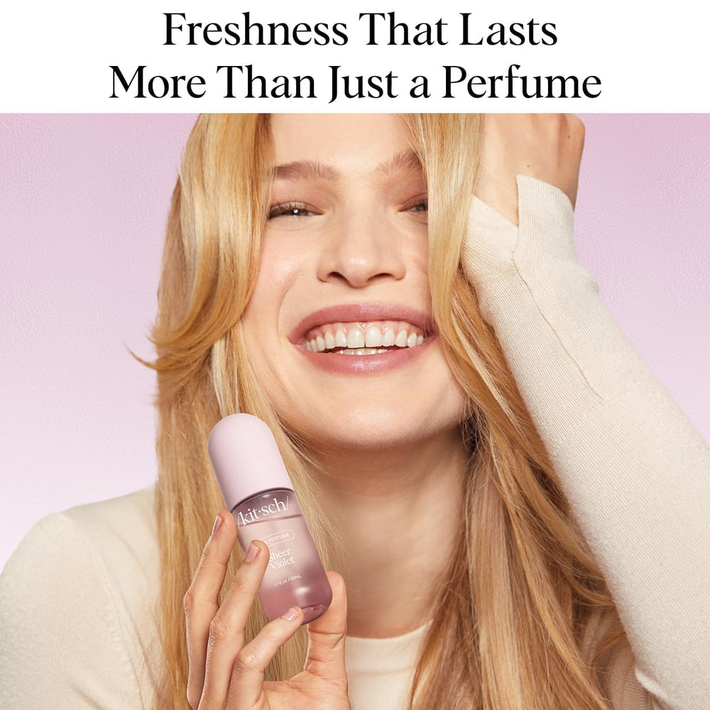 Kitsch Sheer Violet mist-dispense, easy spray for hair or body