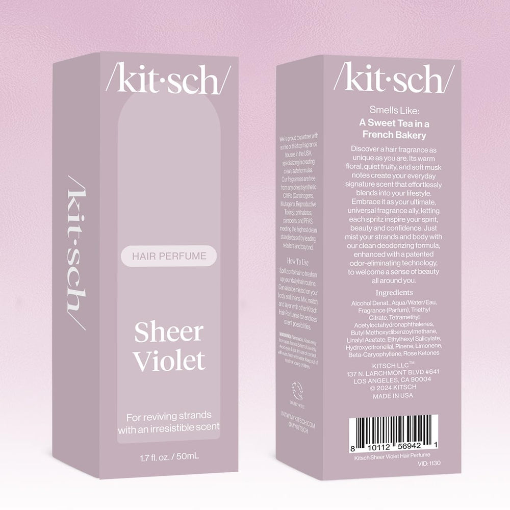 Kitsch Sheer Violet compact size for everyday use anywhere