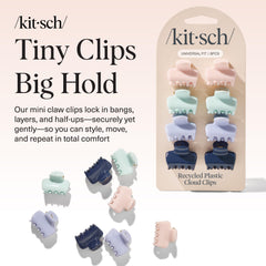 Kitsch small hair clip for layers keeps subtle sections secure throughout the day.