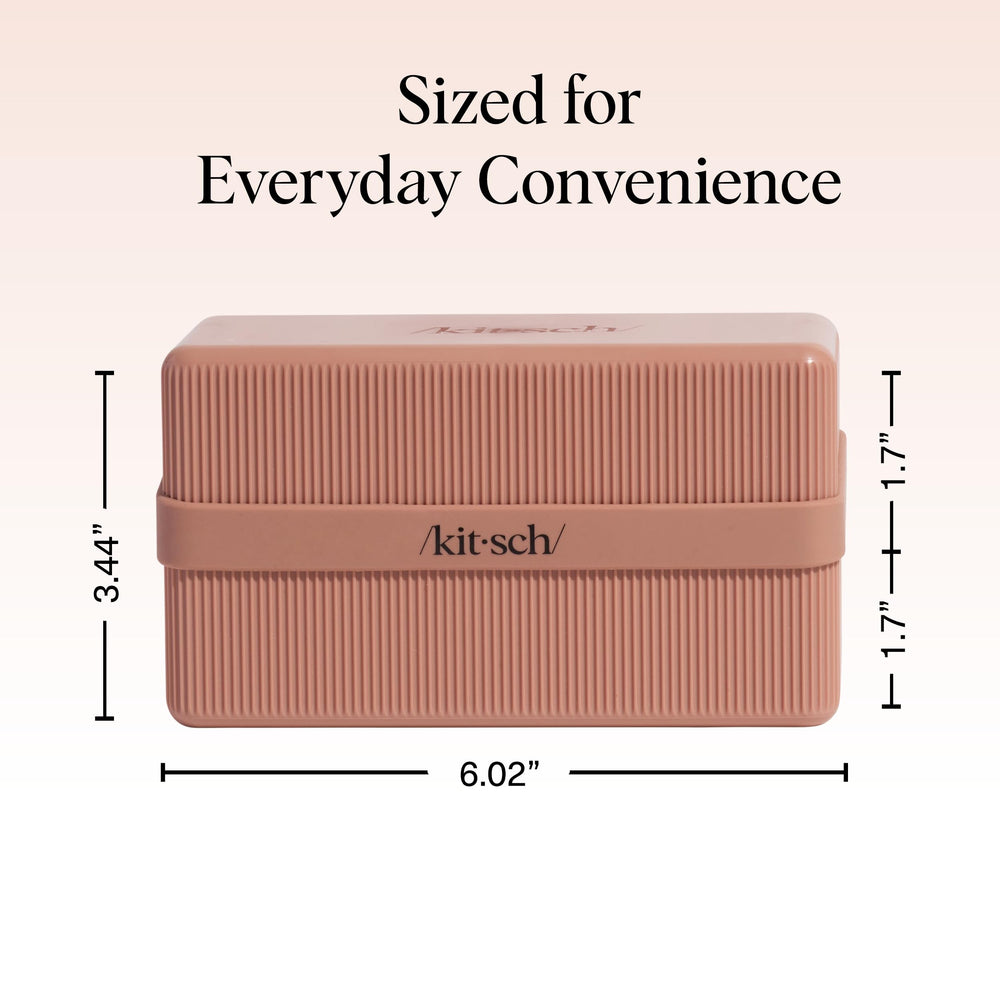 Kitsch compact travel gear keeps belongings organized in carry-ons.