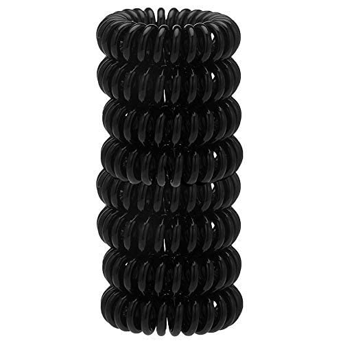 Kitsch spiral hair ties durable non-absorbent material