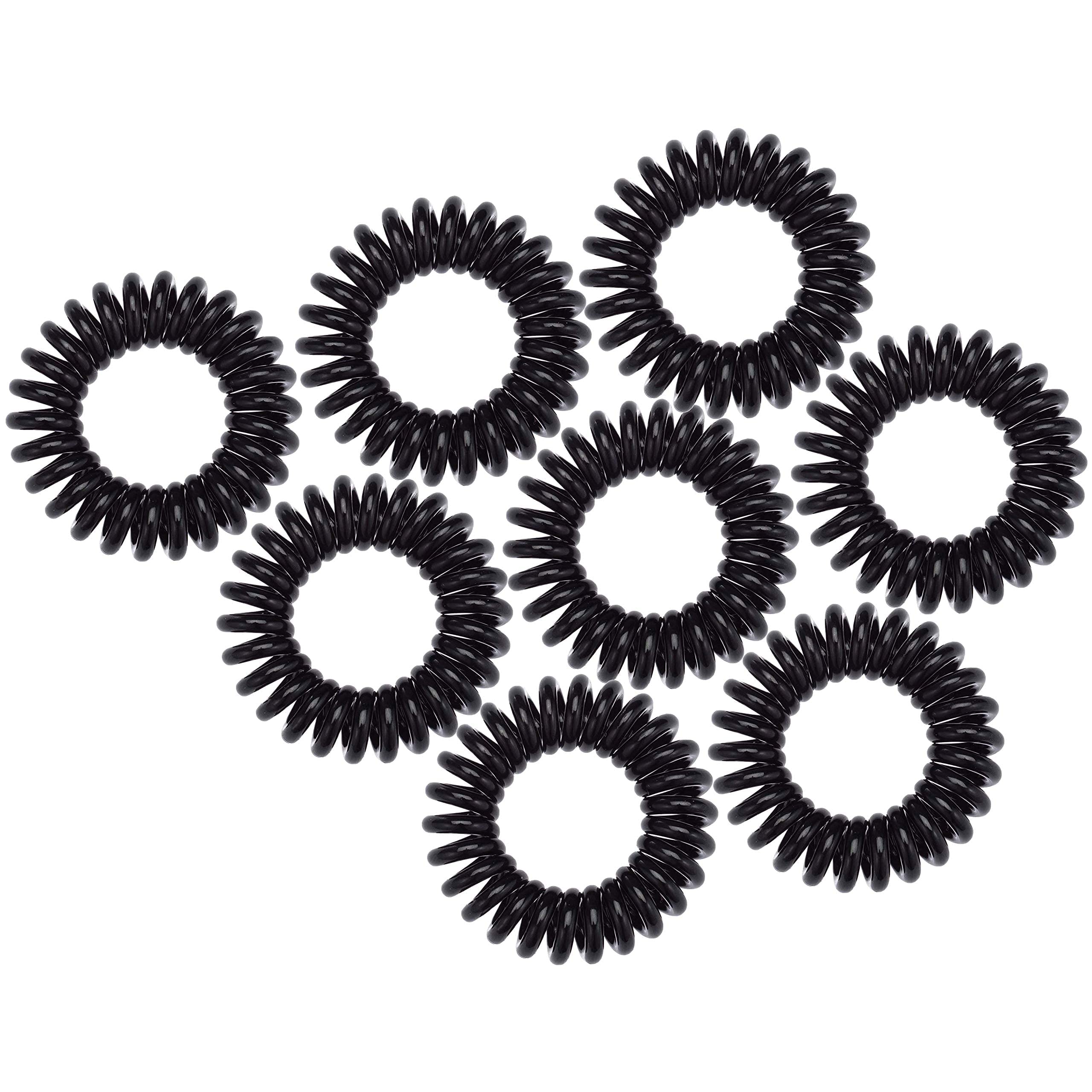 Kitsch spiral hair ties black for versatile daily updos