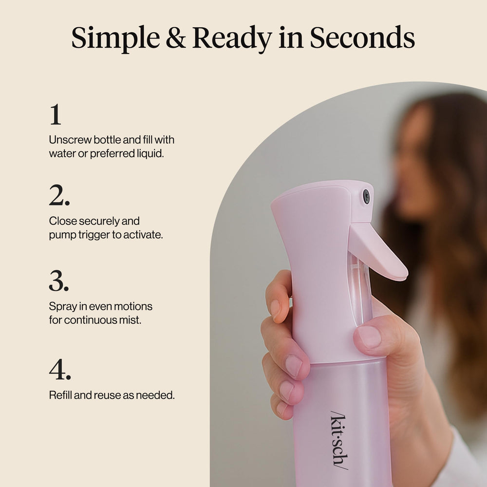 Kitsch styling routine companion for refreshing curls and second-day looks.