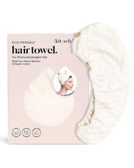 Kitsch toalla para cabello con control del encrespamiento y menos fricción.