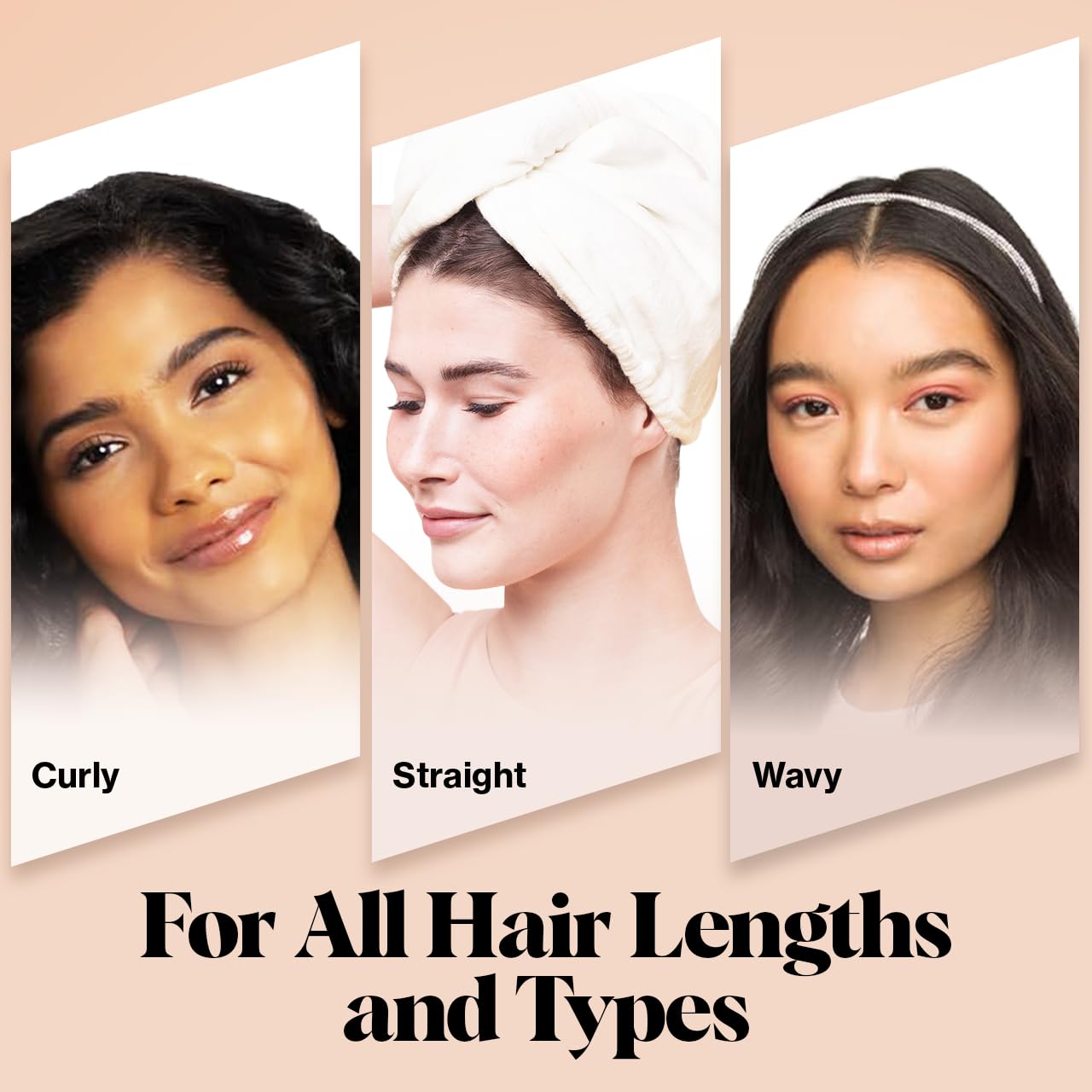 Kitsch toalla para cabello rizado, protege textura y define rizos.