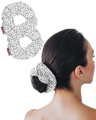Kitsch toalla de microfibra para cabello, diseño de puntos, absorbe rápido.