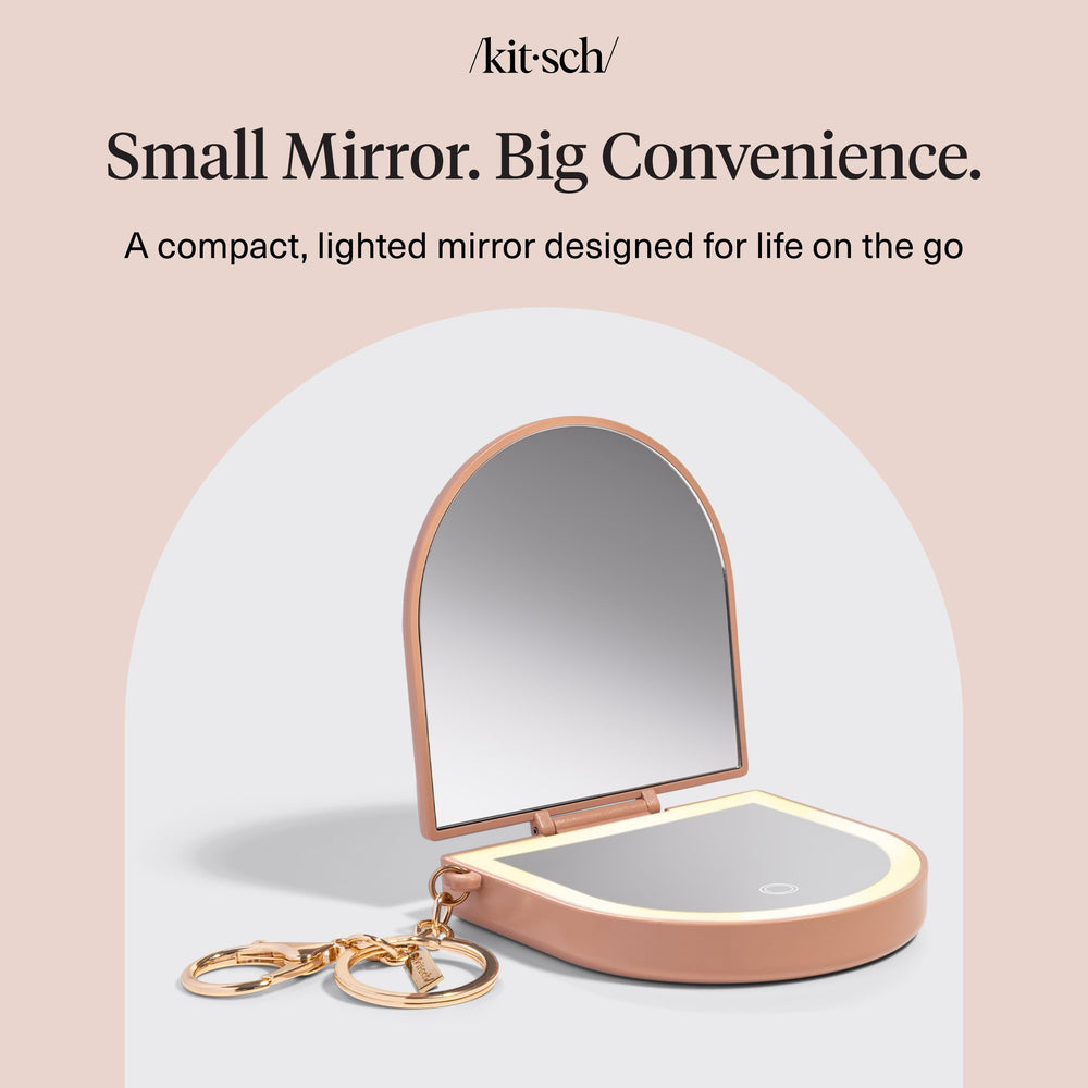 Kitsch travel accessory compact mirror designed for everyday use.