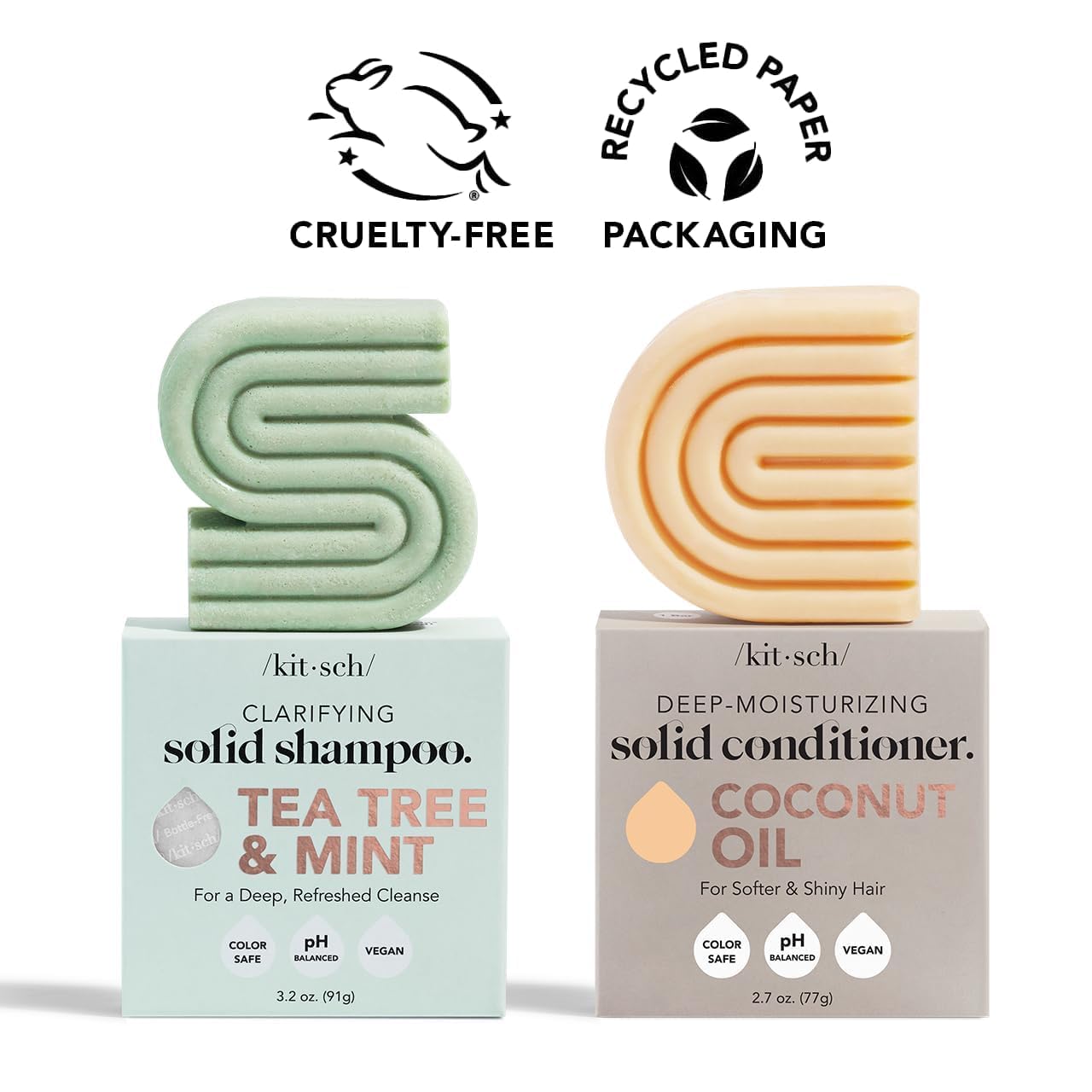 Kitsch Travel-friendly hair bars for on-the-go routines.