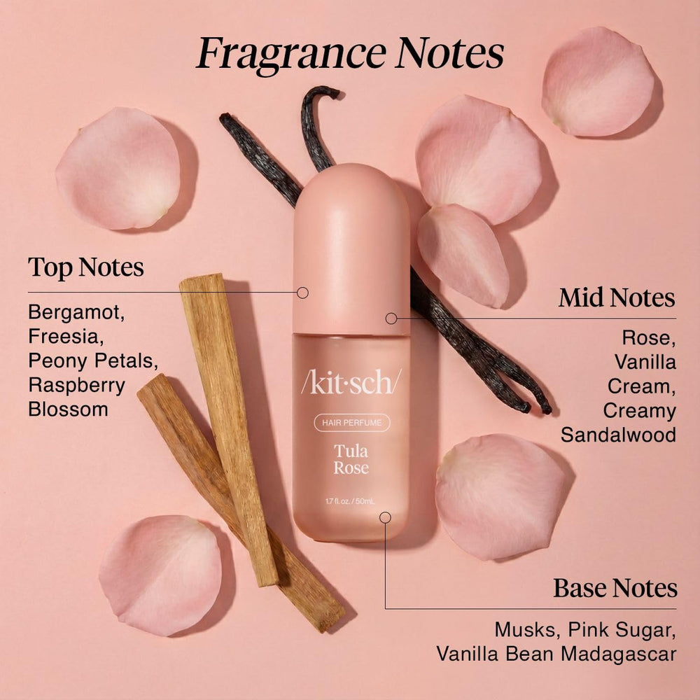 Kitsch Tula Rose fragrance for workouts or commutes