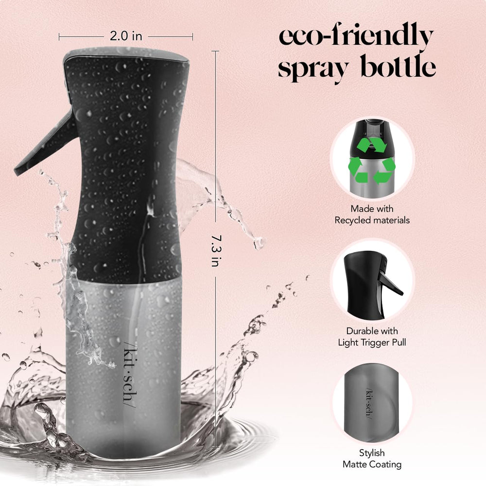 Kitsch ultra-fine mist bottle provides light hydration for curls and waves.
