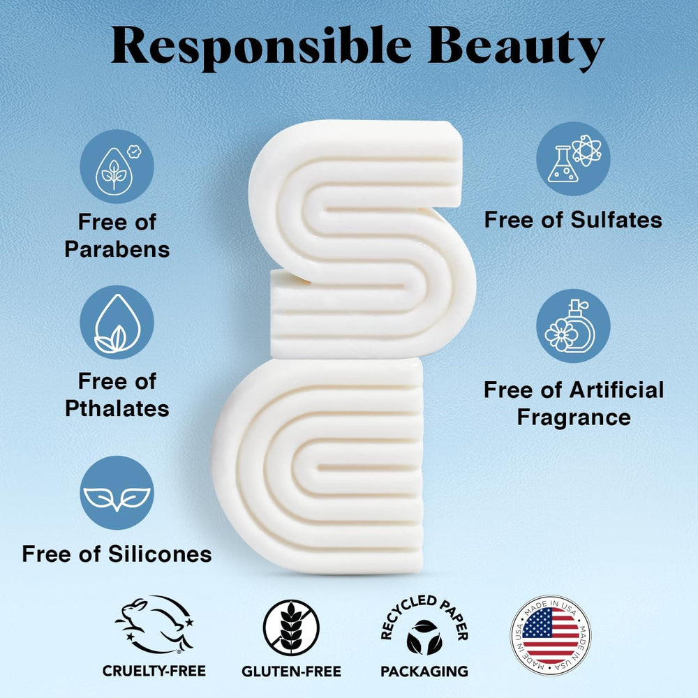Kitsch Ultra Sensitive wet-lather demonstrates gentle cleansing on body and hair.