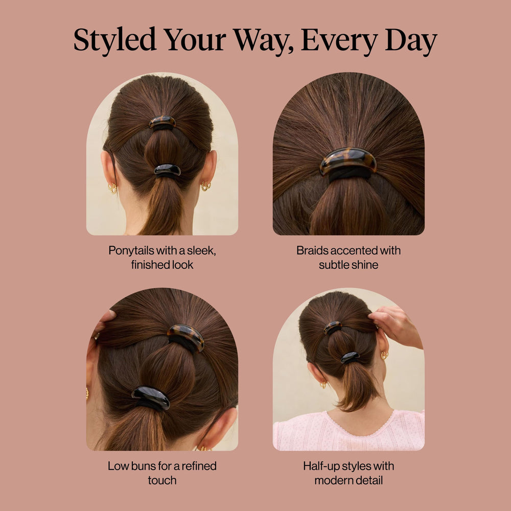 Kitsch hair cuffs offer versatile styling for braids or ponytails.