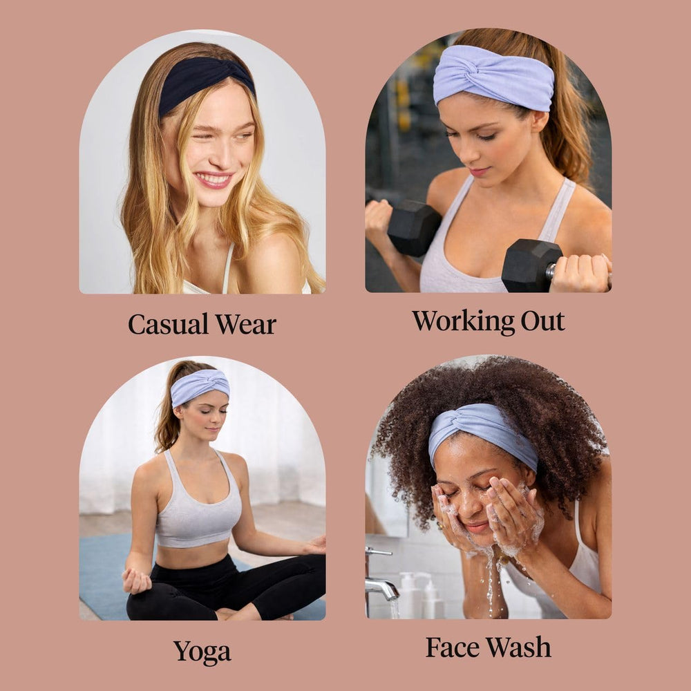 Kitsch wide headbands all-day comfort, ideal for lounging or daily wear.