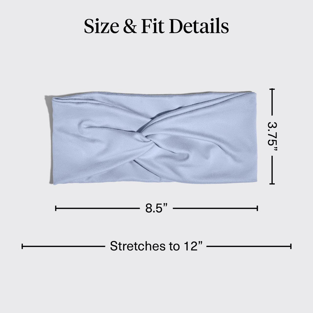 Kitsch wide headbands yoga-studio look, soft fabric for gentle stretches.