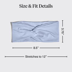 Kitsch wide headbands yoga-studio look, soft fabric for gentle stretches.