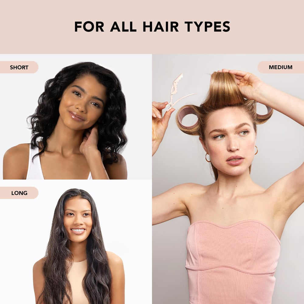 Kitsch XL long-hair styling boosts lift and movement.