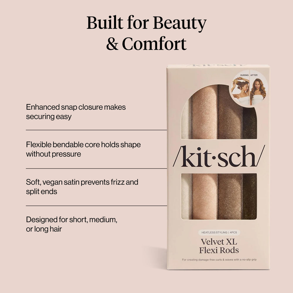 Ideal for long hair, volume and definition without tugging.